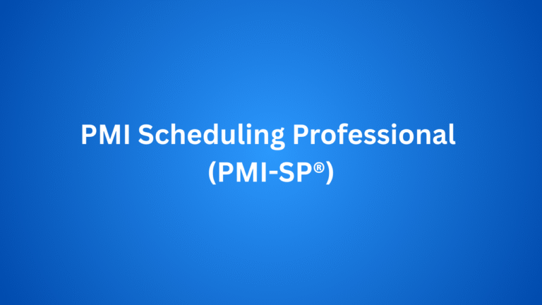 PMI Scheduling Professional (PMI-SP®)